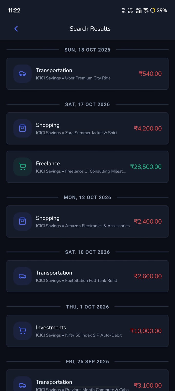 MyMoney Instant Search & Historical Audit